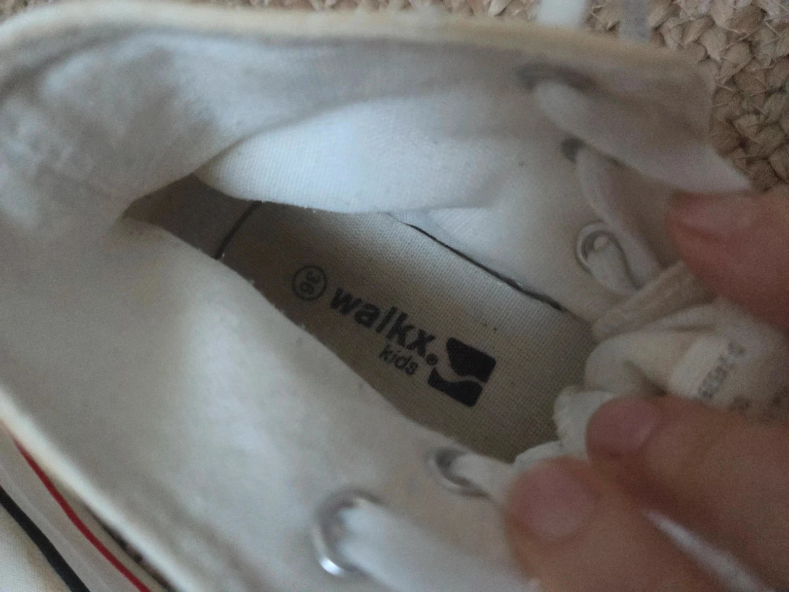 Tênis de lona off-white 36 – photo 5